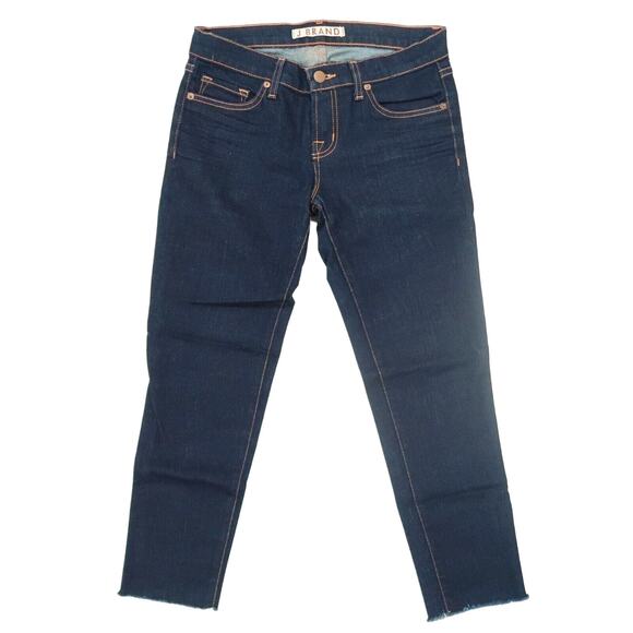 J Brand Style 934 Skinny Ankle Cut Off Capri Jeans in Blue Ink Size 26 NWOT $189 - Picture 1 of 7